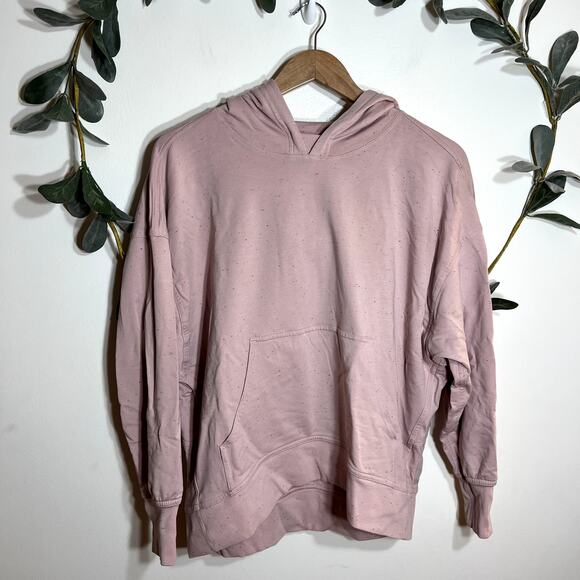 Lululemon Light Pink Speckled Hooded Sweatshirt LAST CALL - Picture 1 of 5